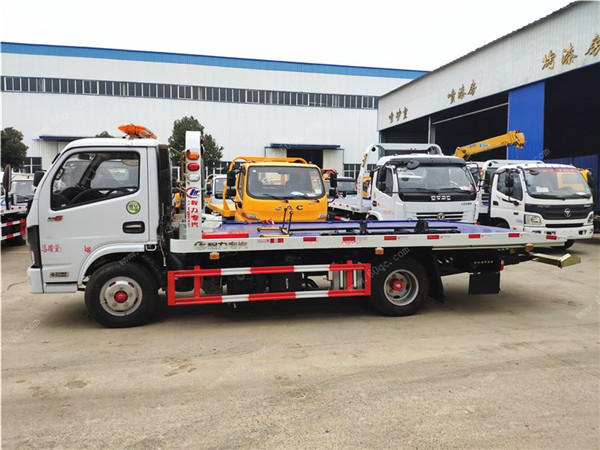 東風(fēng)小凱普特藍(lán)牌平板清障車(chē)