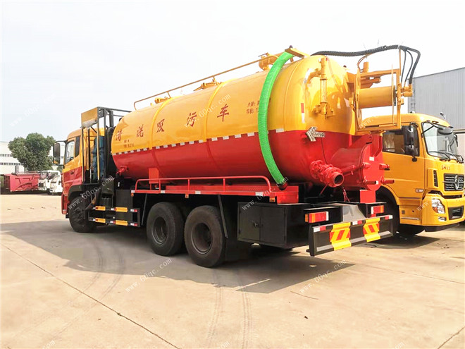 東風(fēng)天龍后雙橋吸污車(chē)