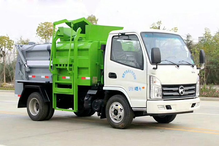 餐廚垃圾車介紹，購買凱馬藍(lán)牌餐廚垃圾車好處