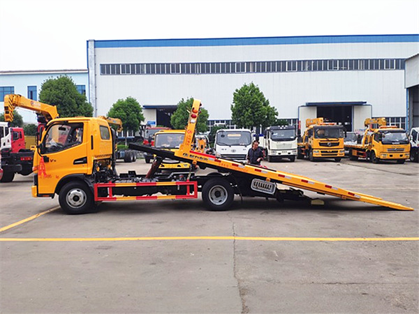 江淮V5一拖二藍(lán)牌清障車