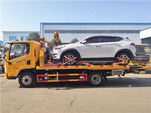 解放J6F國六藍牌一拖二清障車