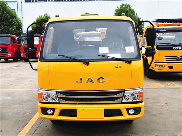 國六江淮康玲藍牌一拖二清障車