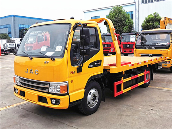 國六江淮康玲藍牌一拖二清障車