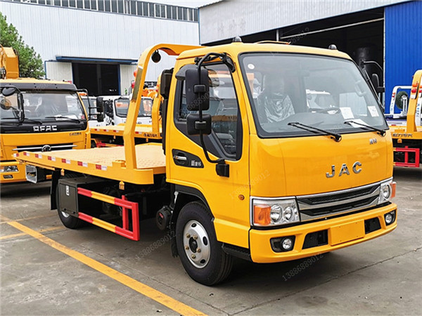 國六江淮康玲藍牌一拖二清障車