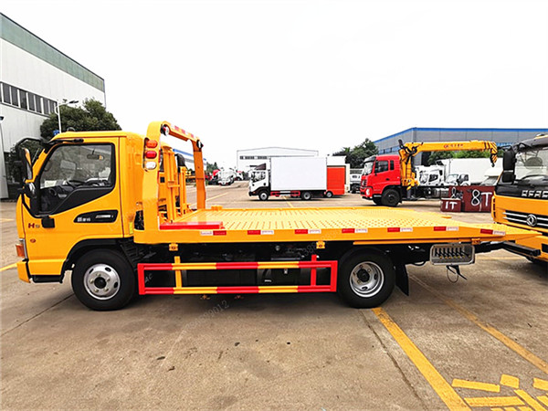 國六江淮康玲藍牌一拖二清障車