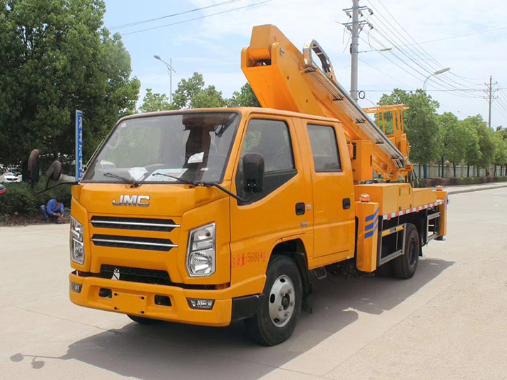 江鈴雙排17.5米直臂國(guó)六高空作業(yè)車