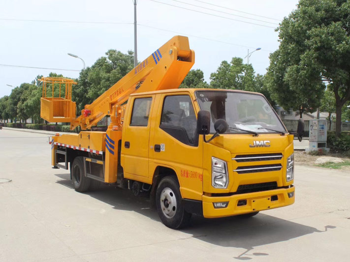 江鈴雙排17.5米直臂國(guó)六高空作業(yè)車