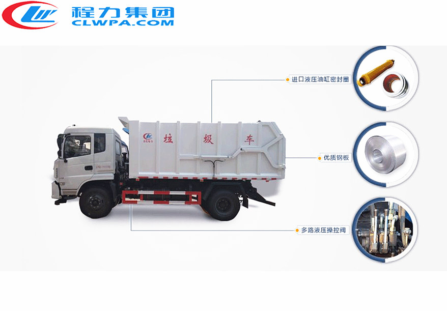 對接式垃圾車主要部分展示
