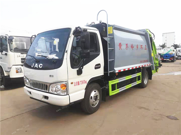 程力壓縮式垃圾車性能介紹，3噸5噸壓縮式垃圾車報價