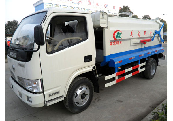 東風銳鈴5方側裝掛桶式垃圾車